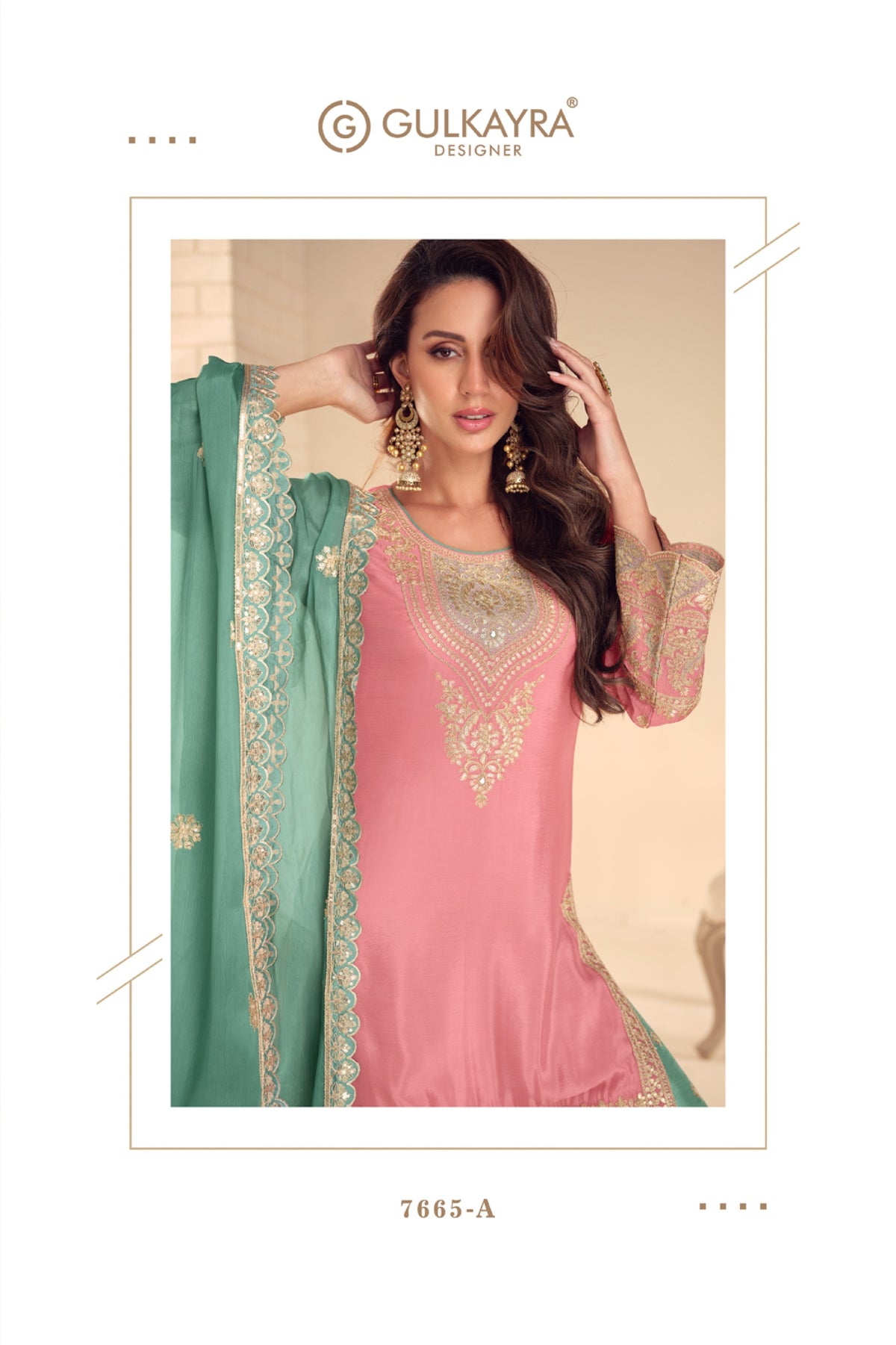 Pure Slik Sharara Suit