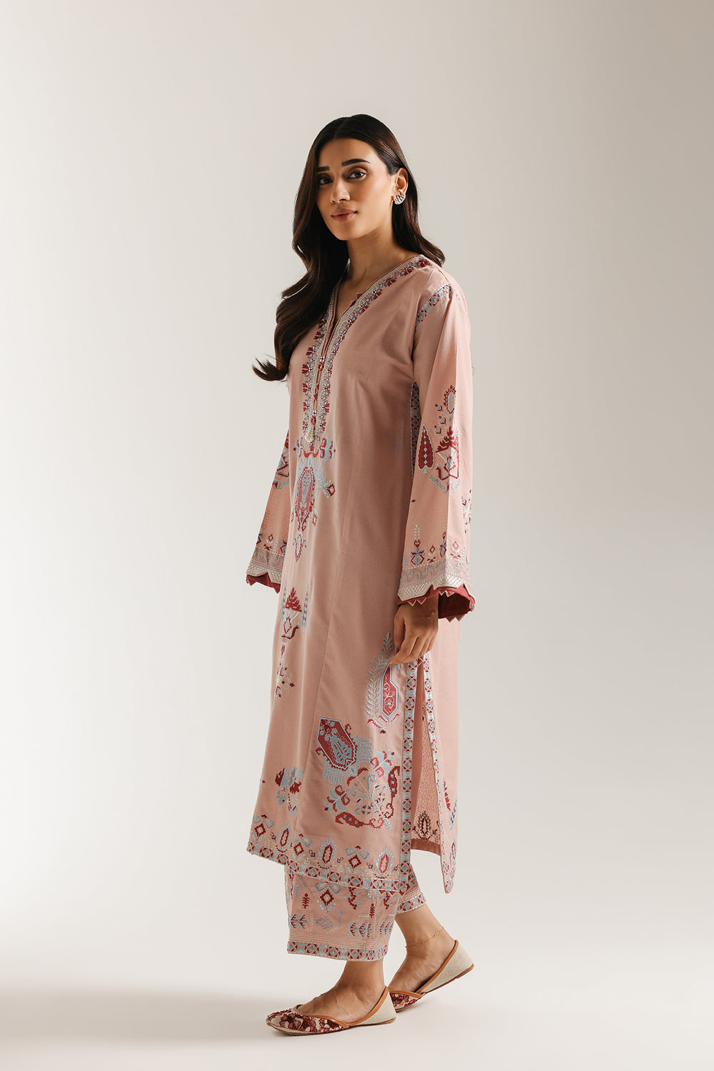 Ethnic Embroidered 2pc Suit