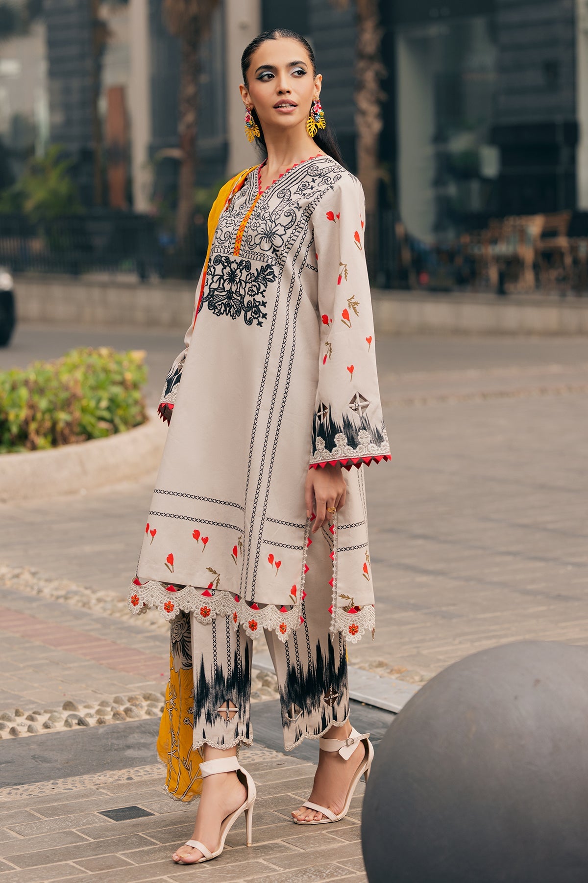 Charizma Luxury Embroidered Suit