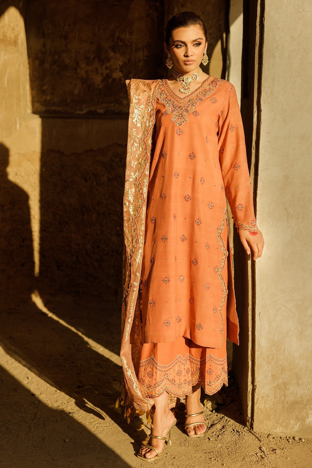 Charizma Luxury Embroidered Suit