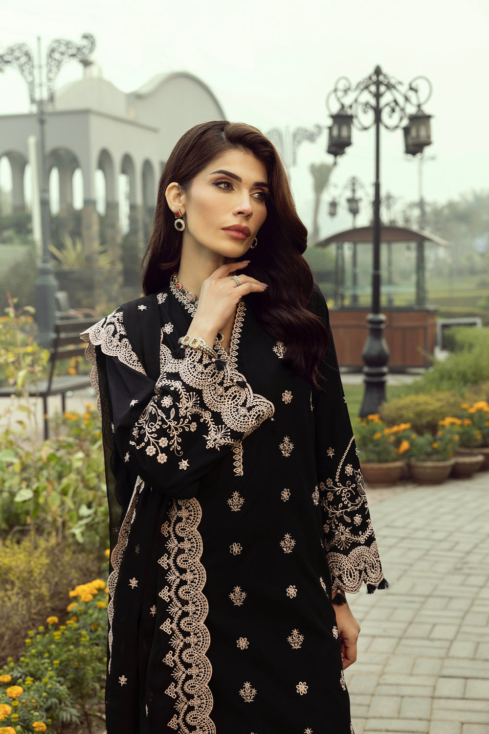 Lakhany 3pc Embroidered Suit