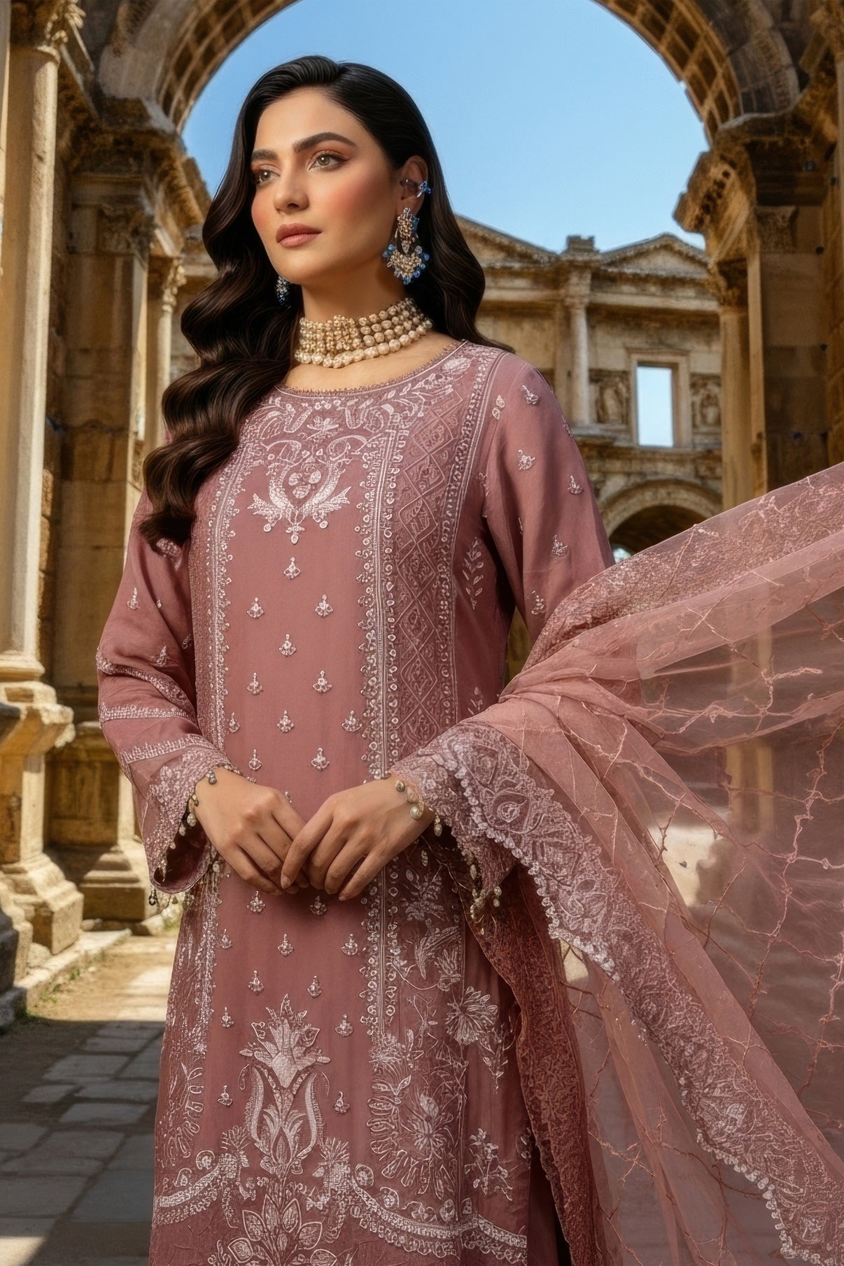 Imrozia Embroidered Chiffon Collection