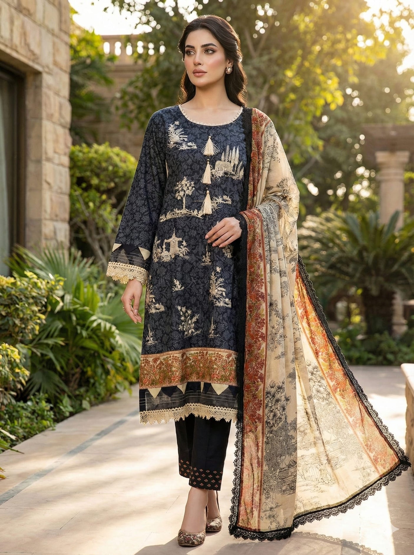 Tasbeeha Winter Embroidered Khaddar Vol-1