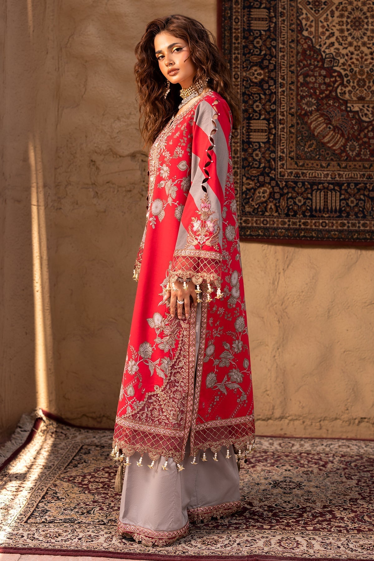 Charizma 3-PC Embroidered Lawn Suit