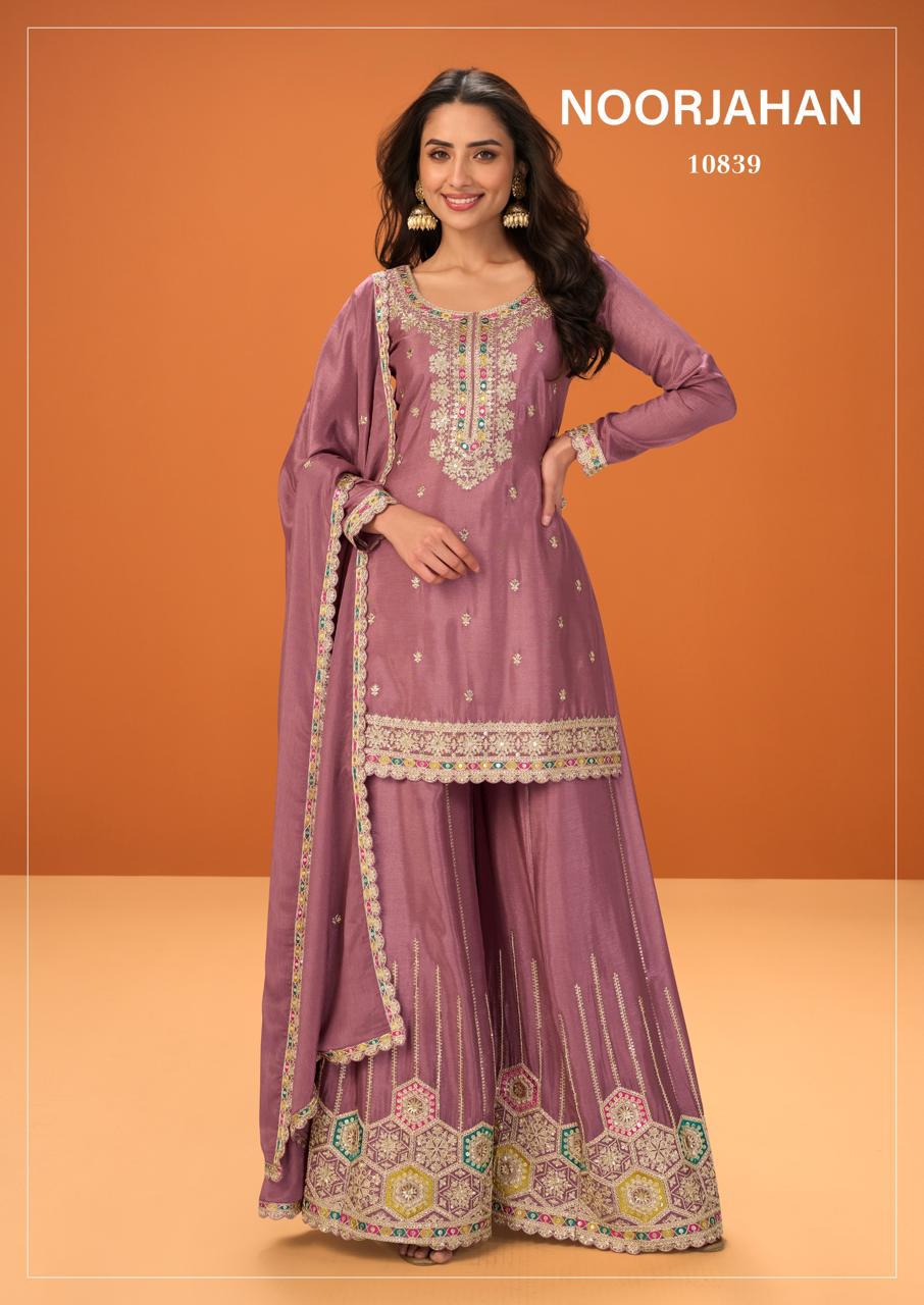 Indian Premium Chinon Silk Suit