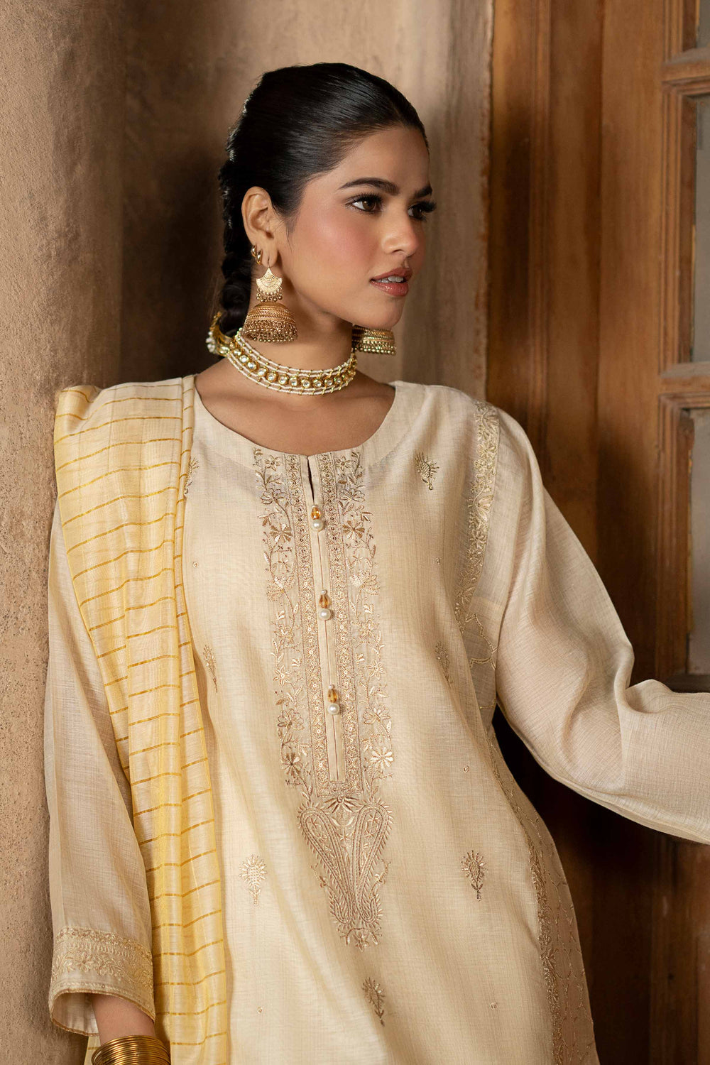 3 Piece Embroidered Suit by Nishat Linen