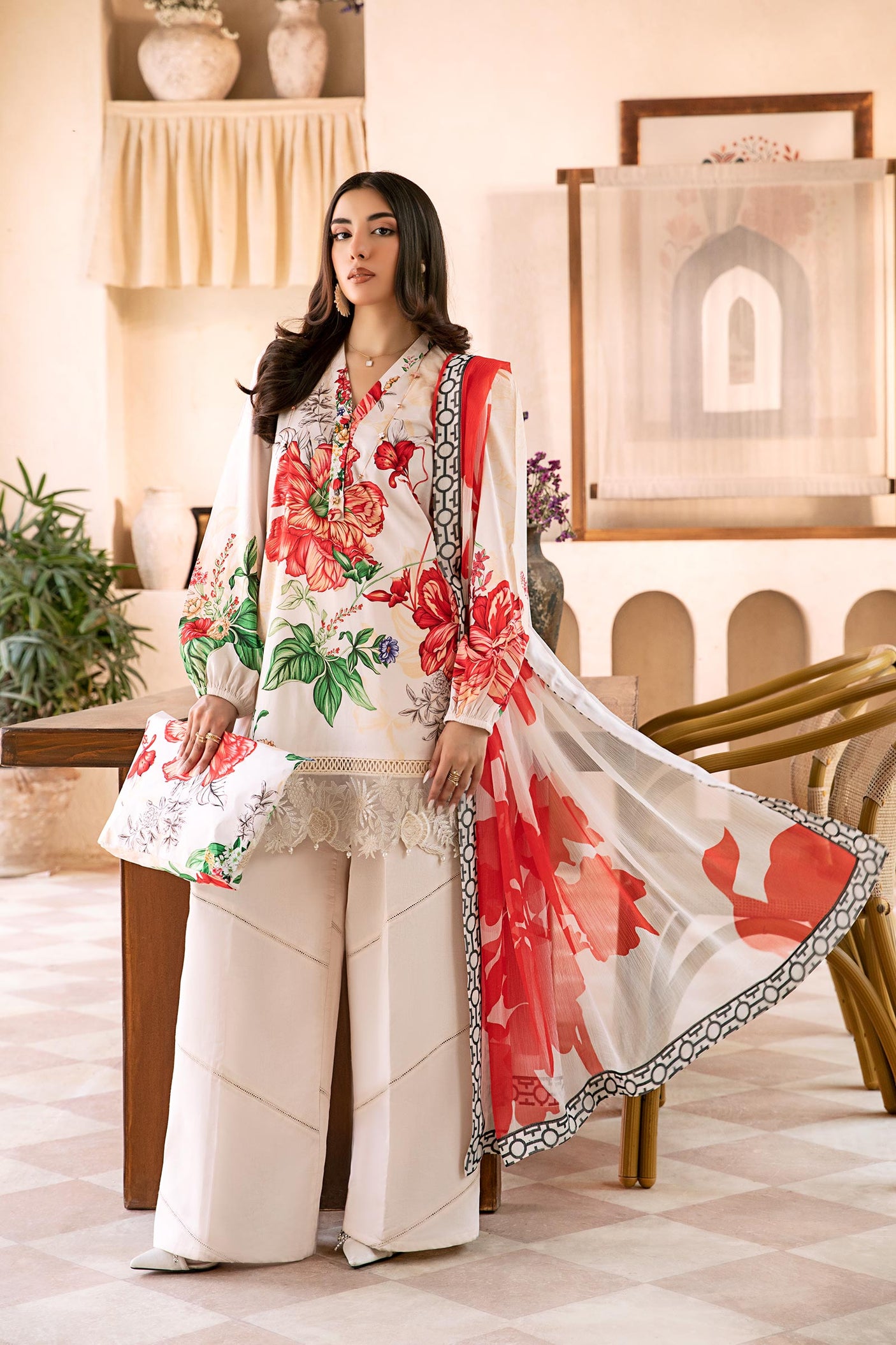 Maria B Embroidered Suit Collection