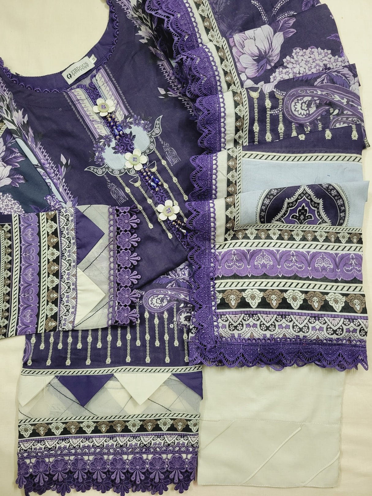 Firdous Resham Luxury Lawn Collection