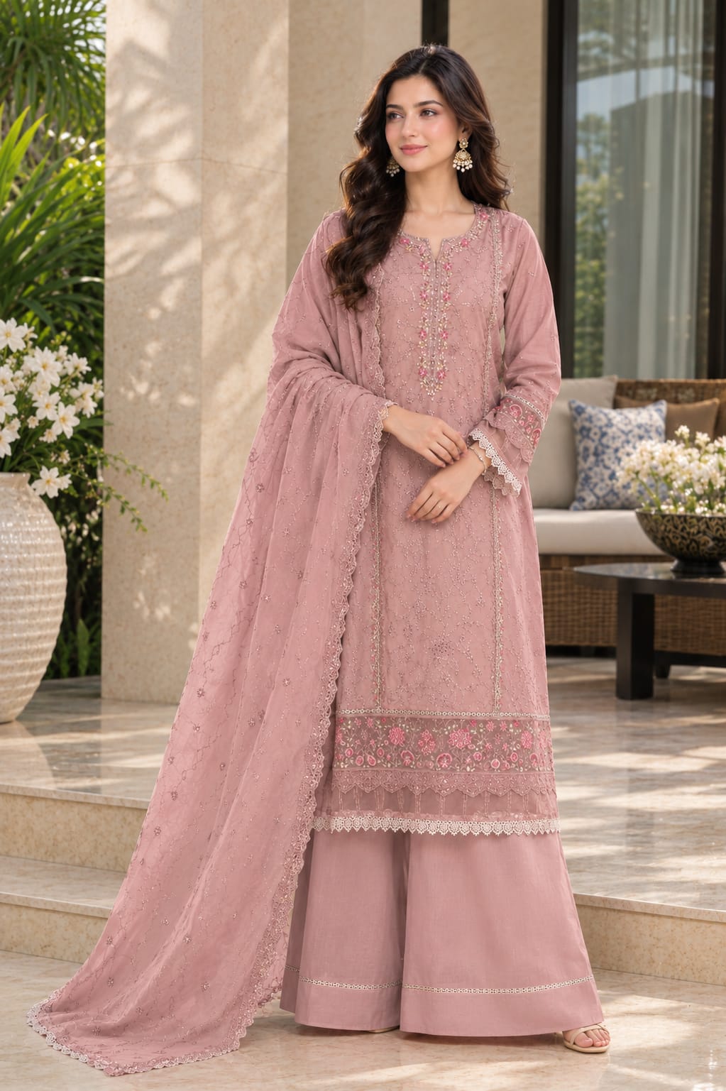 Bint-E-Noor Lawn Embroidered Collection