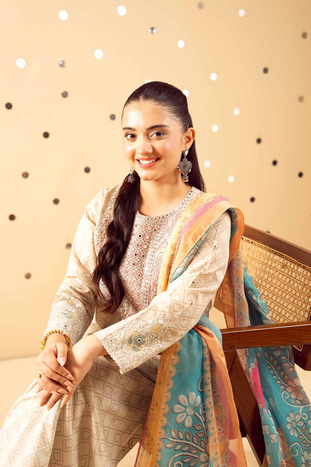 3 Piece Embroidered Suit by Nishat Linen