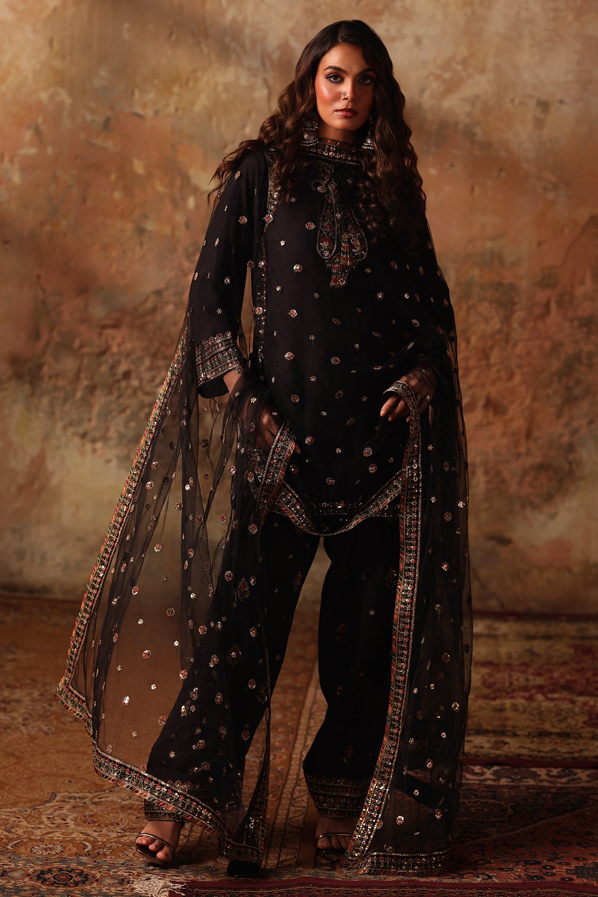 Charizma Luxury Embroidered Suit