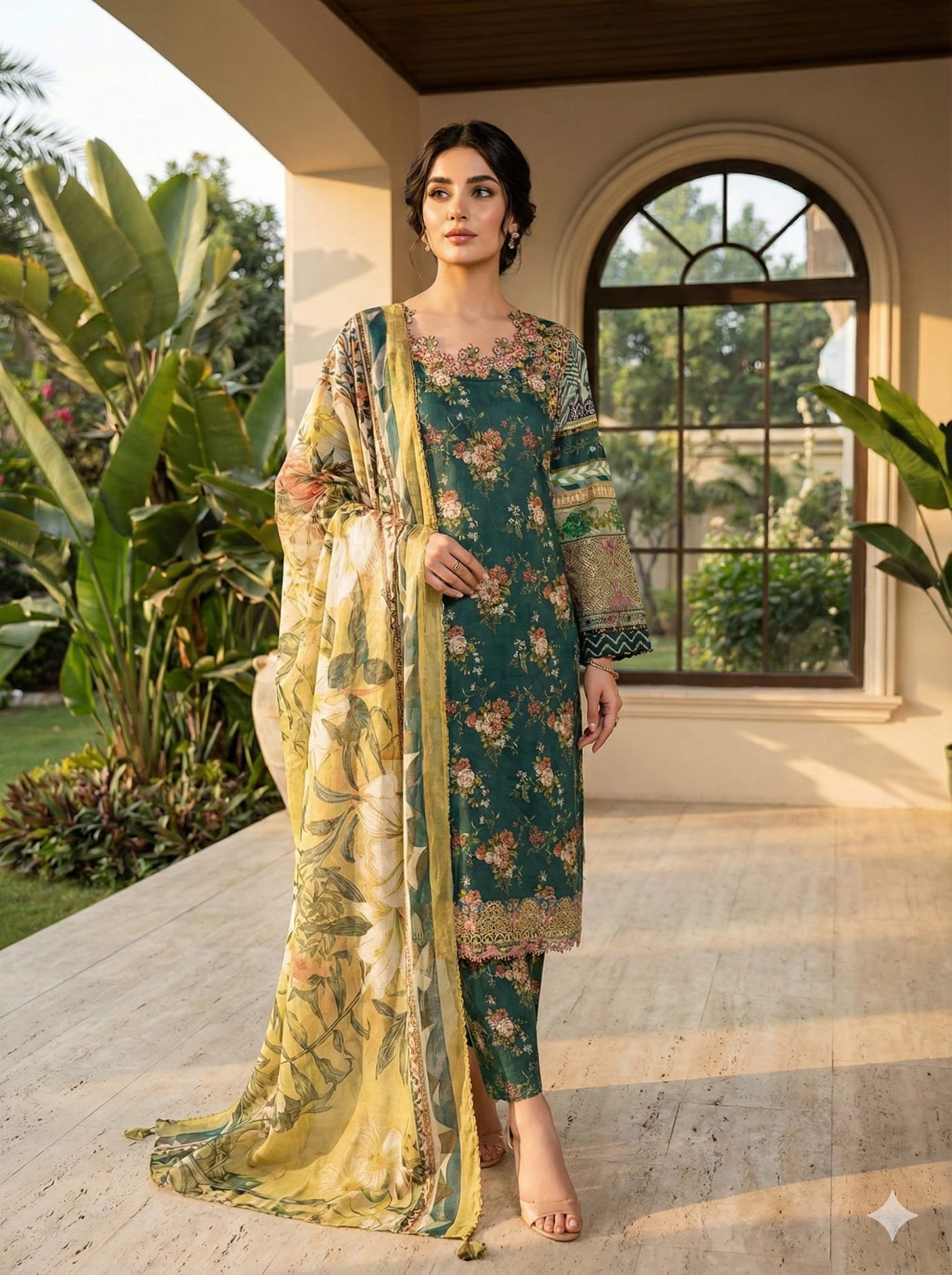 Luxury Embroidered Lawn Ready To Ship