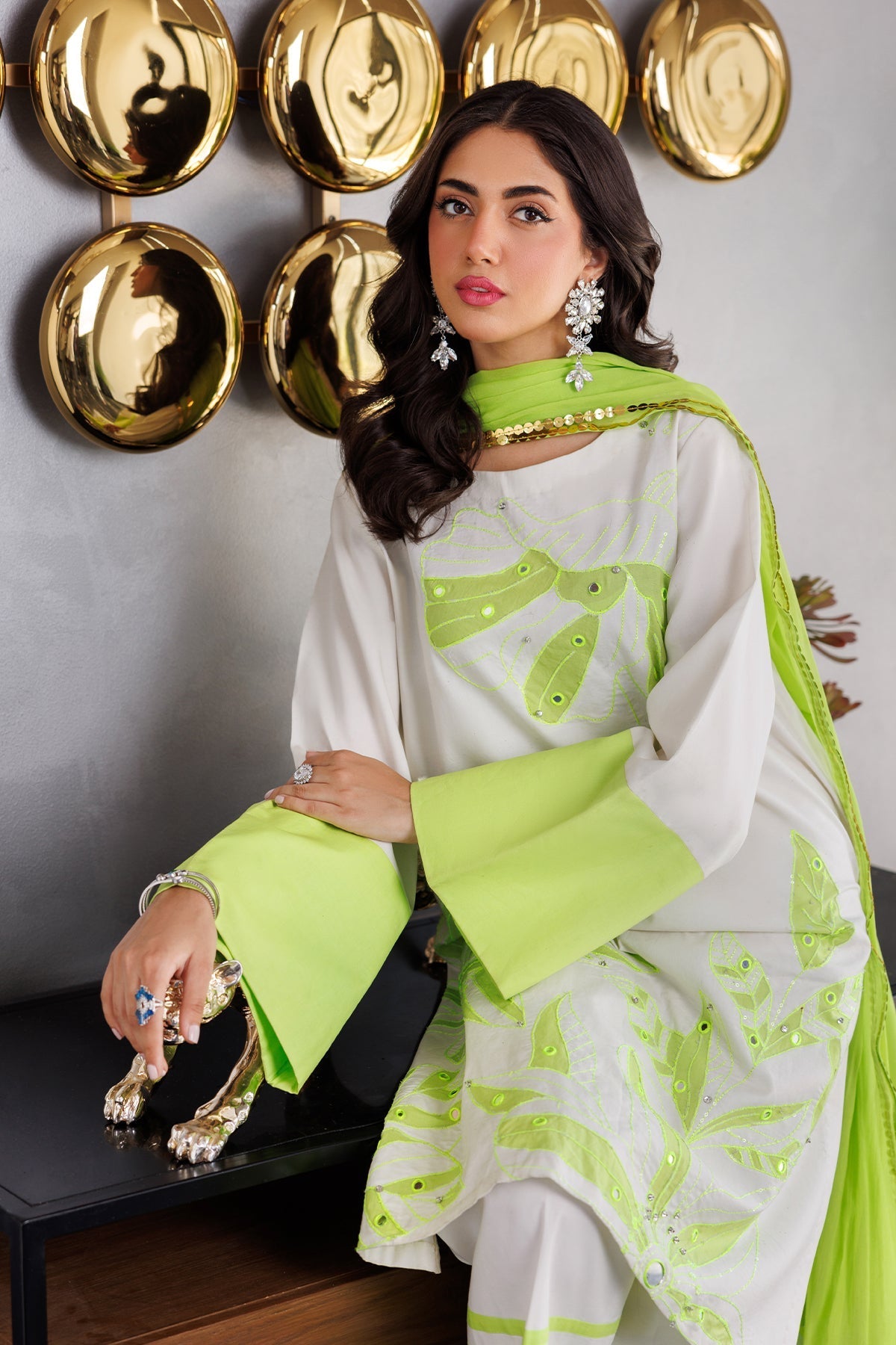 Charizma Luxury Embroidered Suit