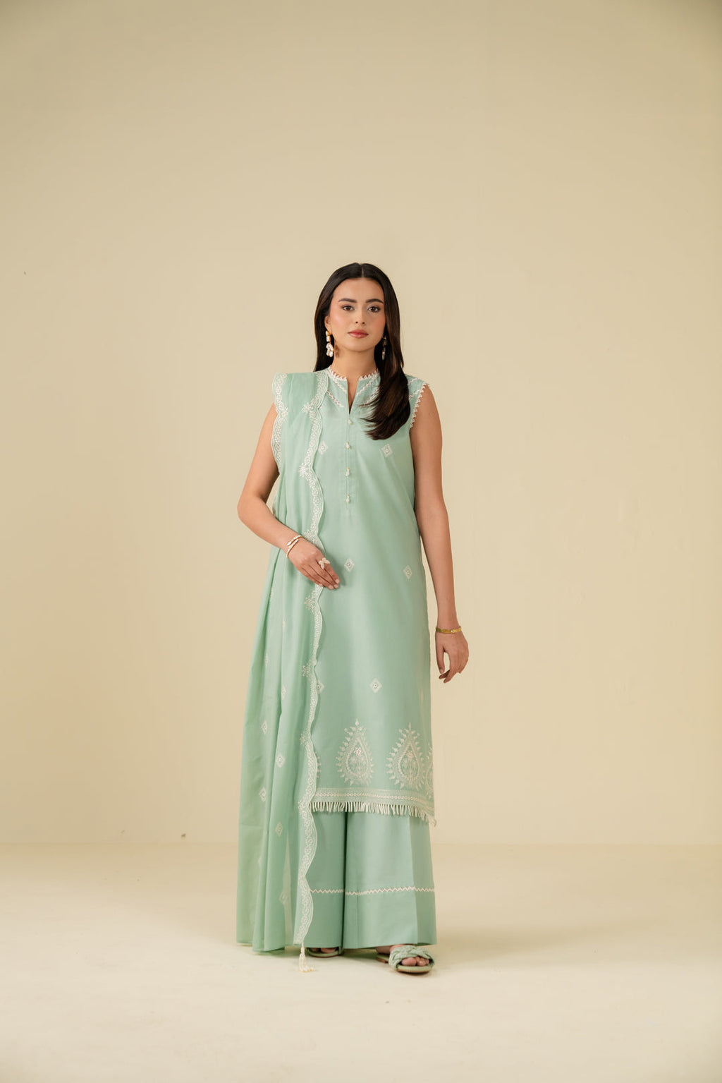 Beena by Beyond Embroidered Lawn 3 Piece