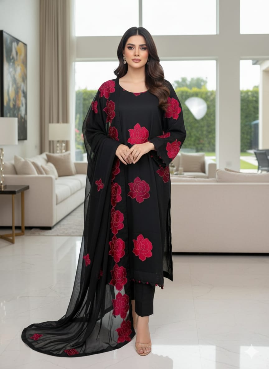 Luxury Embroidered Party wear Ready To Ship