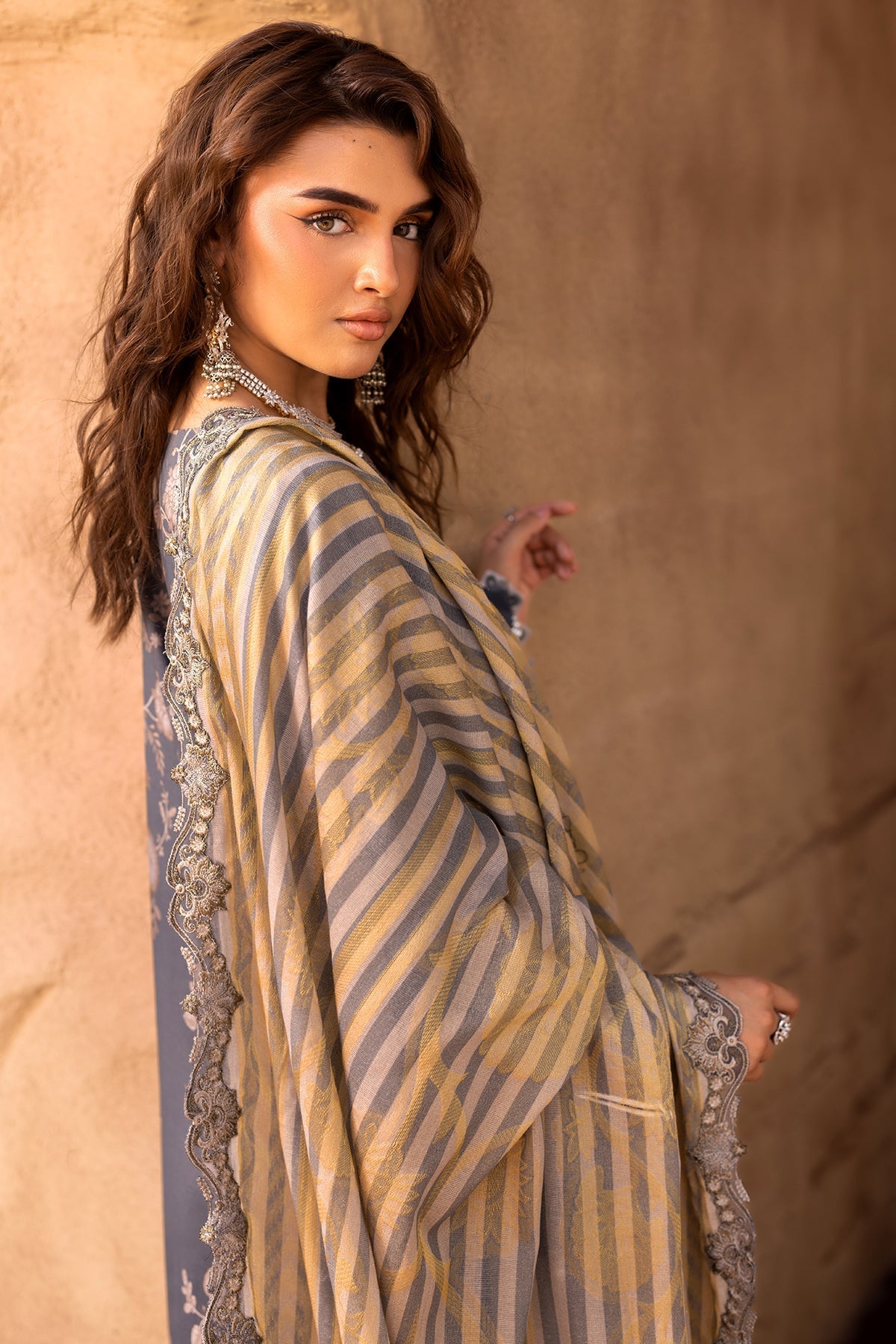 Charizma 3-PC Embroidered Lawn Suit