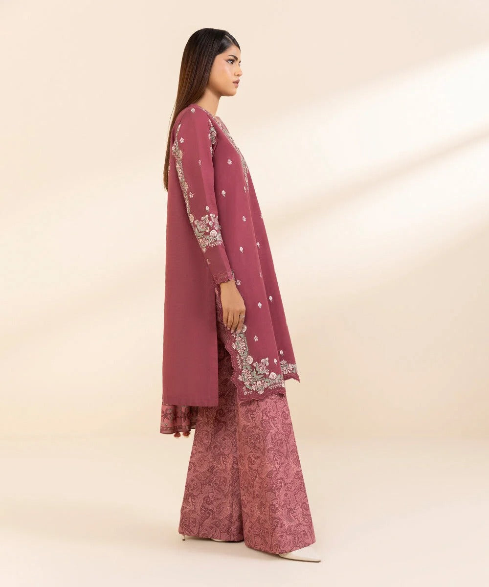 Sapphire Embroidered Suit