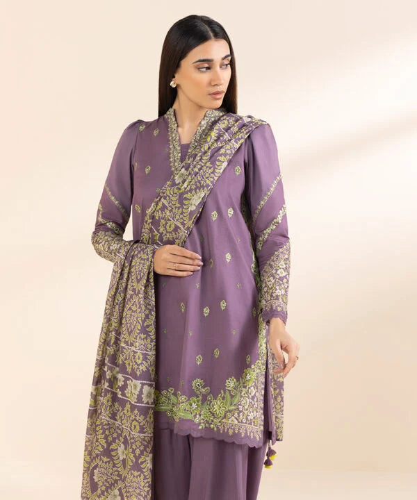 Sapphire Embroidered Lawn