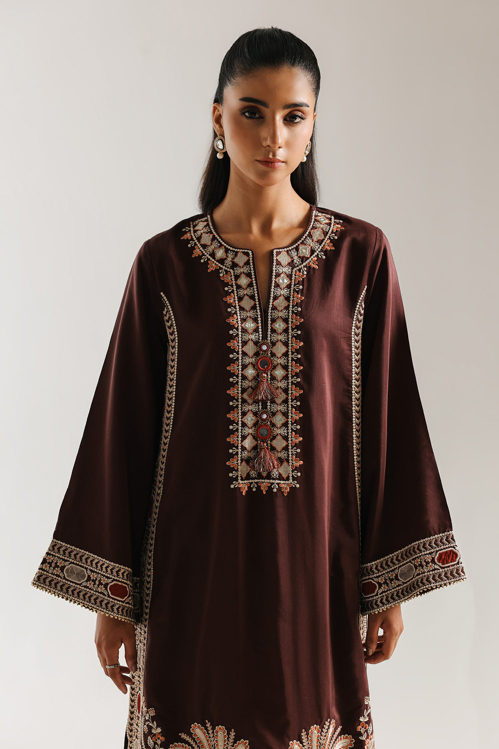 Ethnic Embroidered 2pc Suit