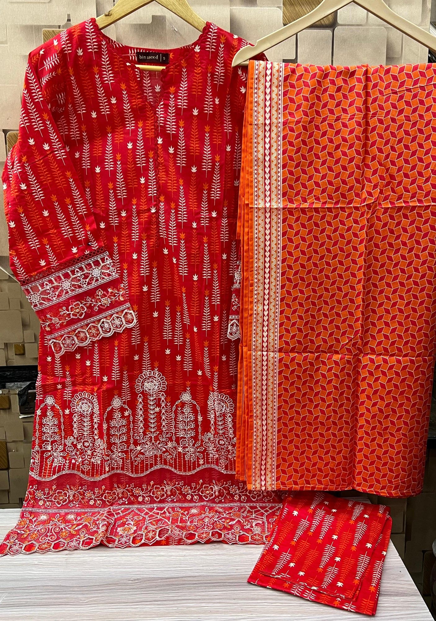 BIN SAEED EXCLUSIVE EMBROIDERED LAWN