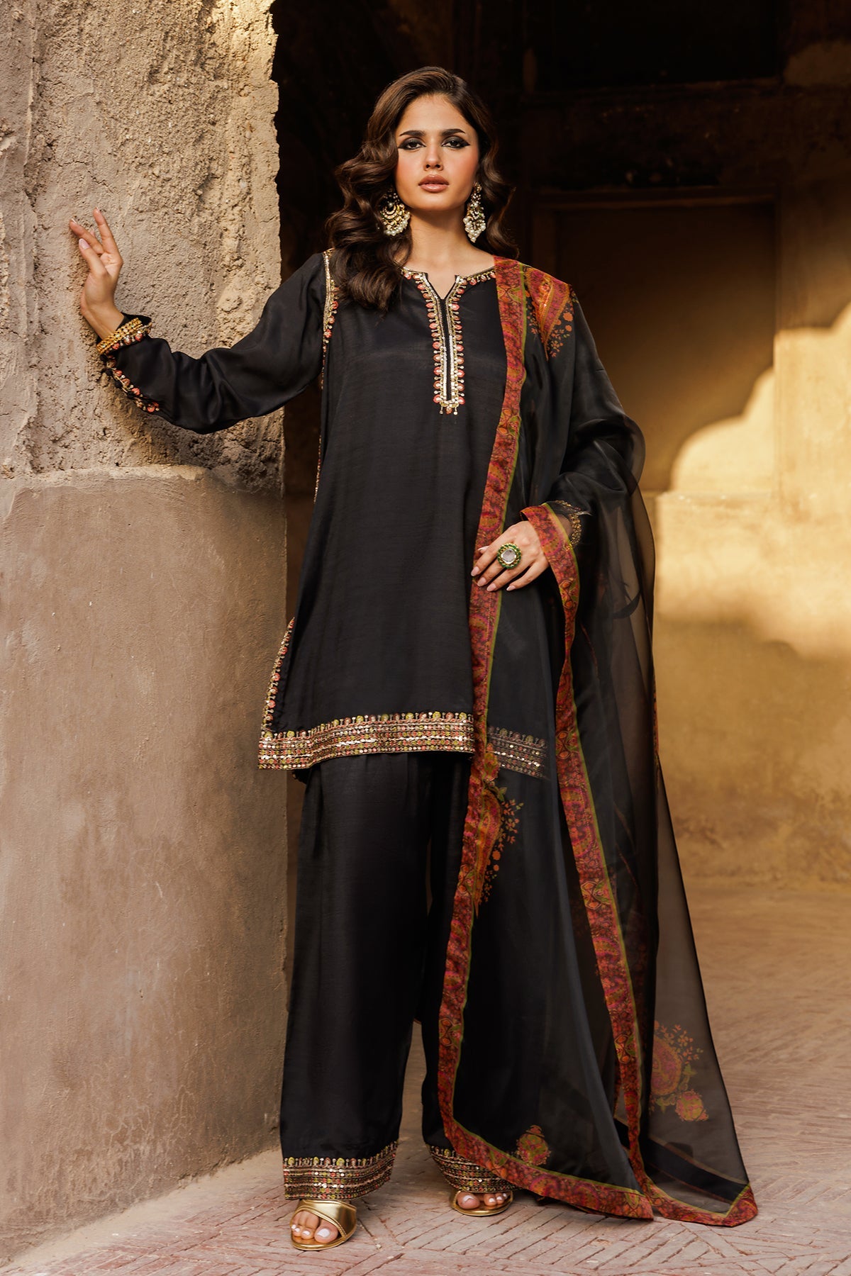 Charizma Luxury Embroidered Suit