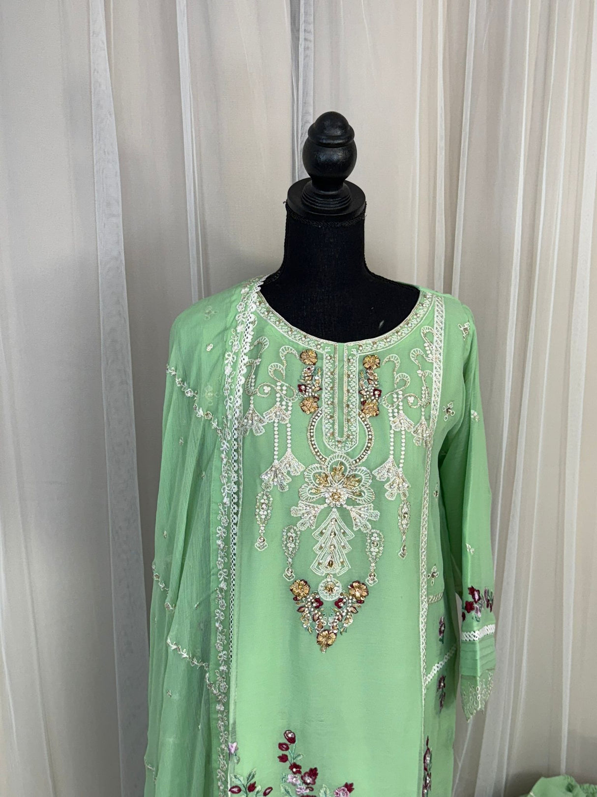 Luxury Embroidered Party wear Ready To Ship