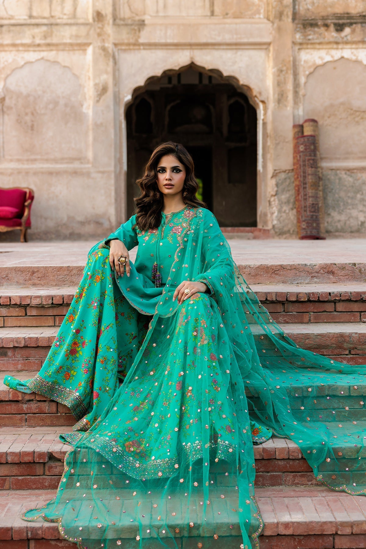 Charizma Luxury Embroidered Suit