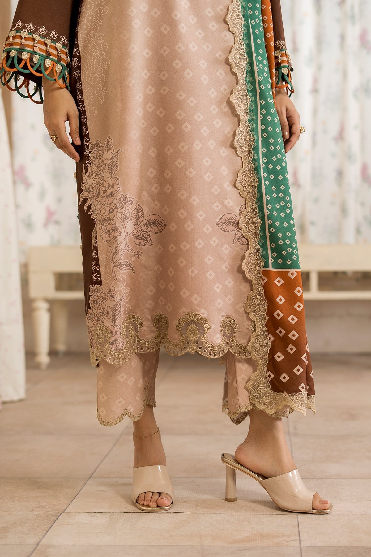 Charizma 3-PC Embroidered Lawn Suit