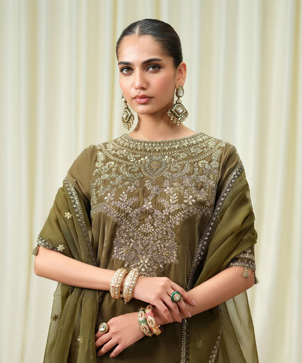 3Pc Embroidered Suit by Sapphire