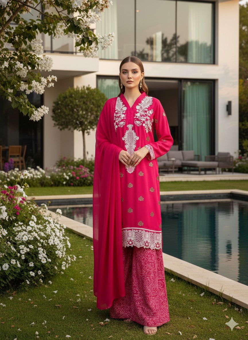 Luxury Embroidered Party wear Ready To Ship