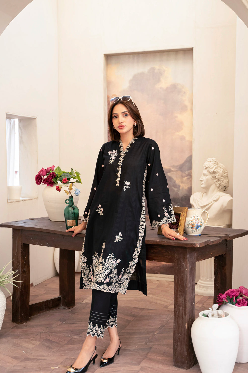 Lakhany 2pc Embroidered Suit