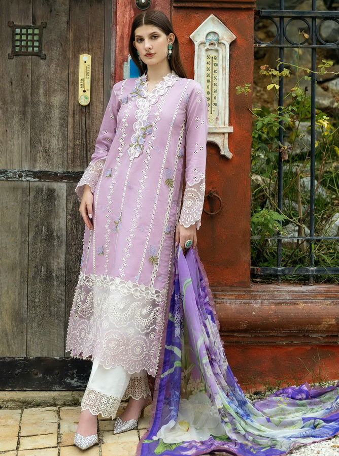 Roheenaz Flanerie Embroidered Lawn 3Pc Suit