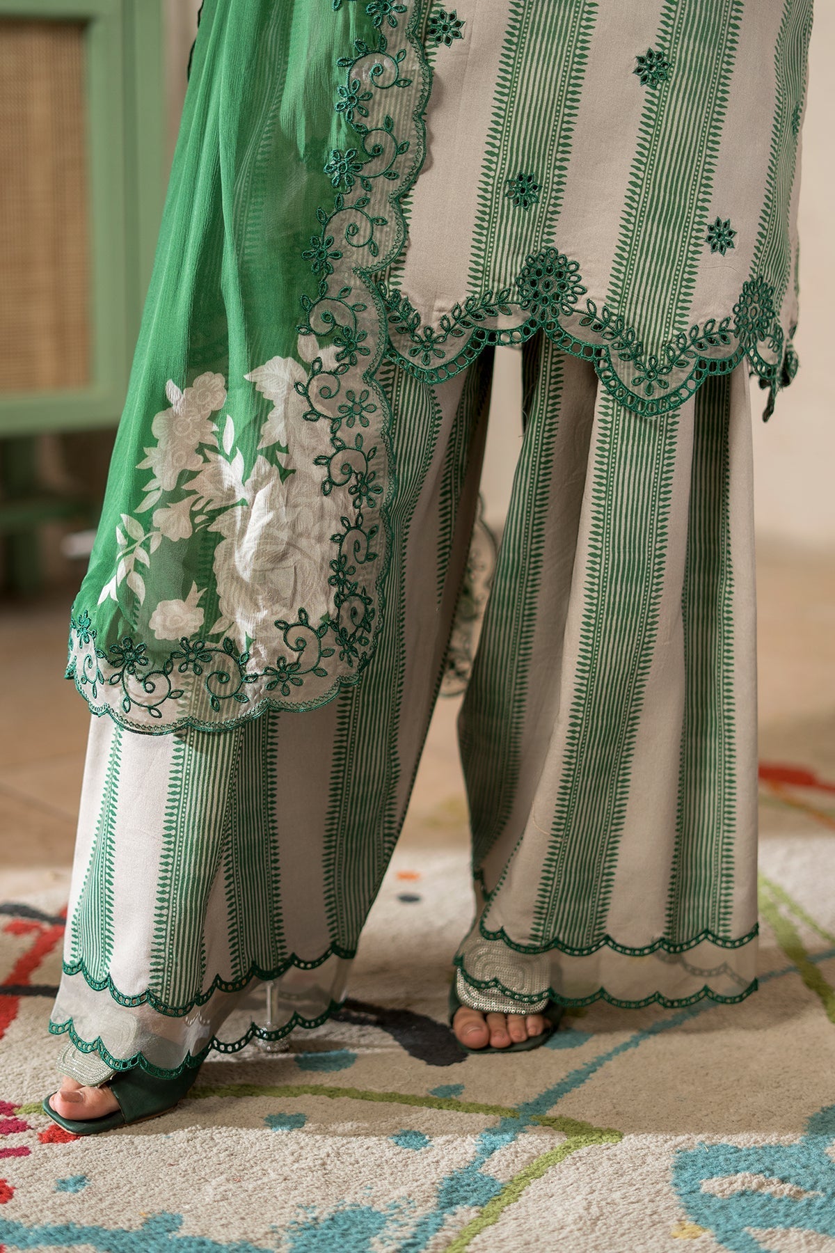 Charizma 3-PC Embroidered Lawn Suit