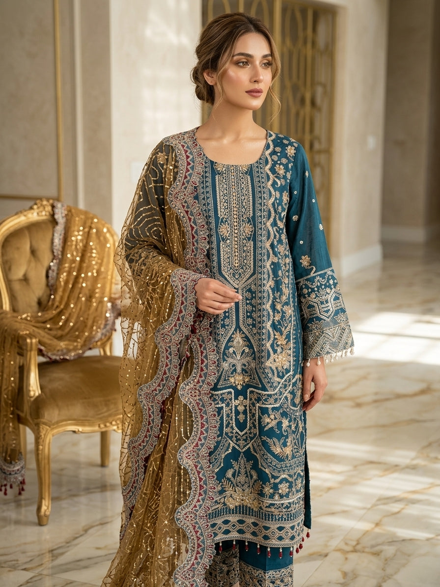 Adan's Libas Embroidered Premium Collection