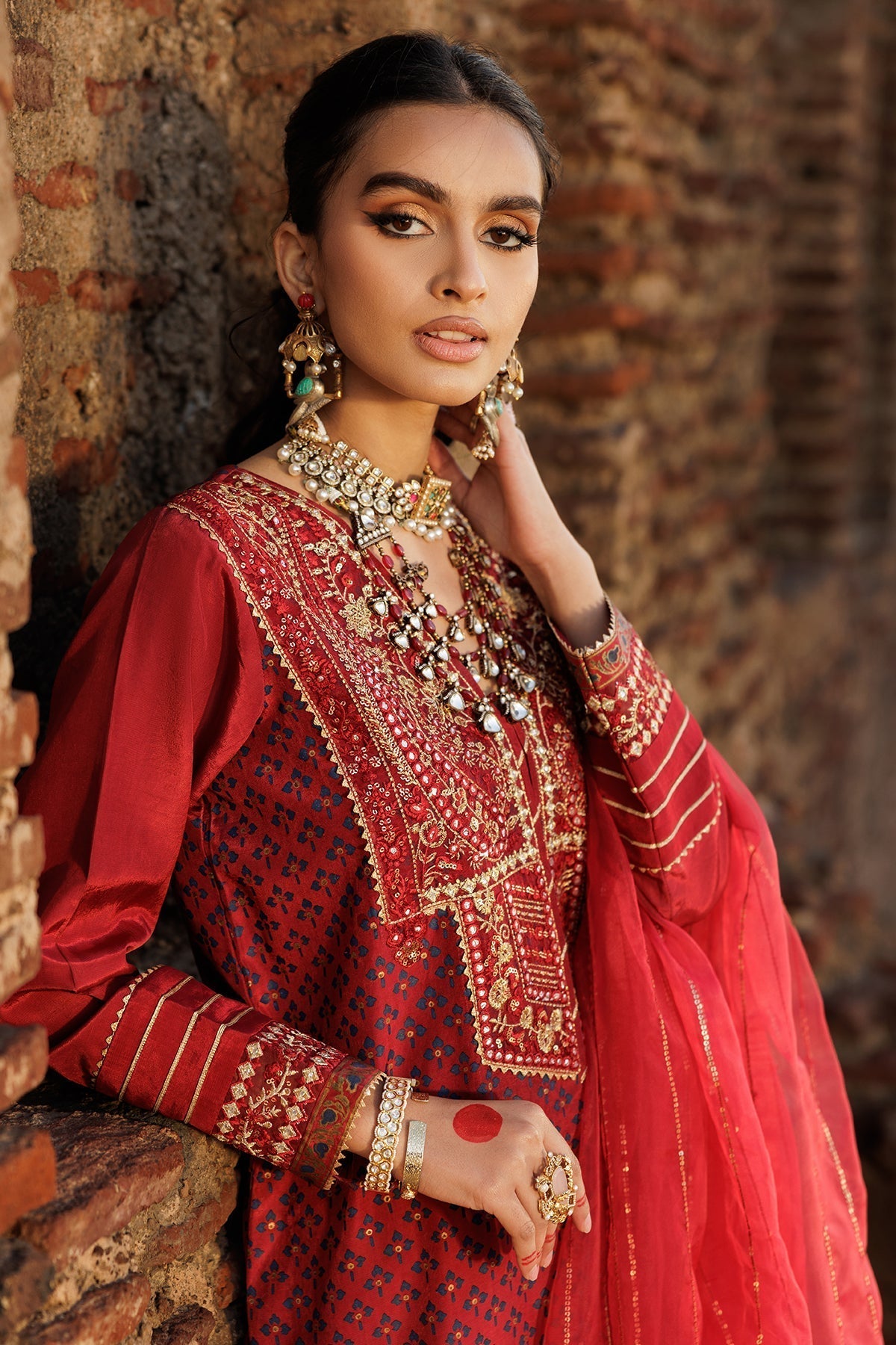 Charizma Luxury Embroidered Suit