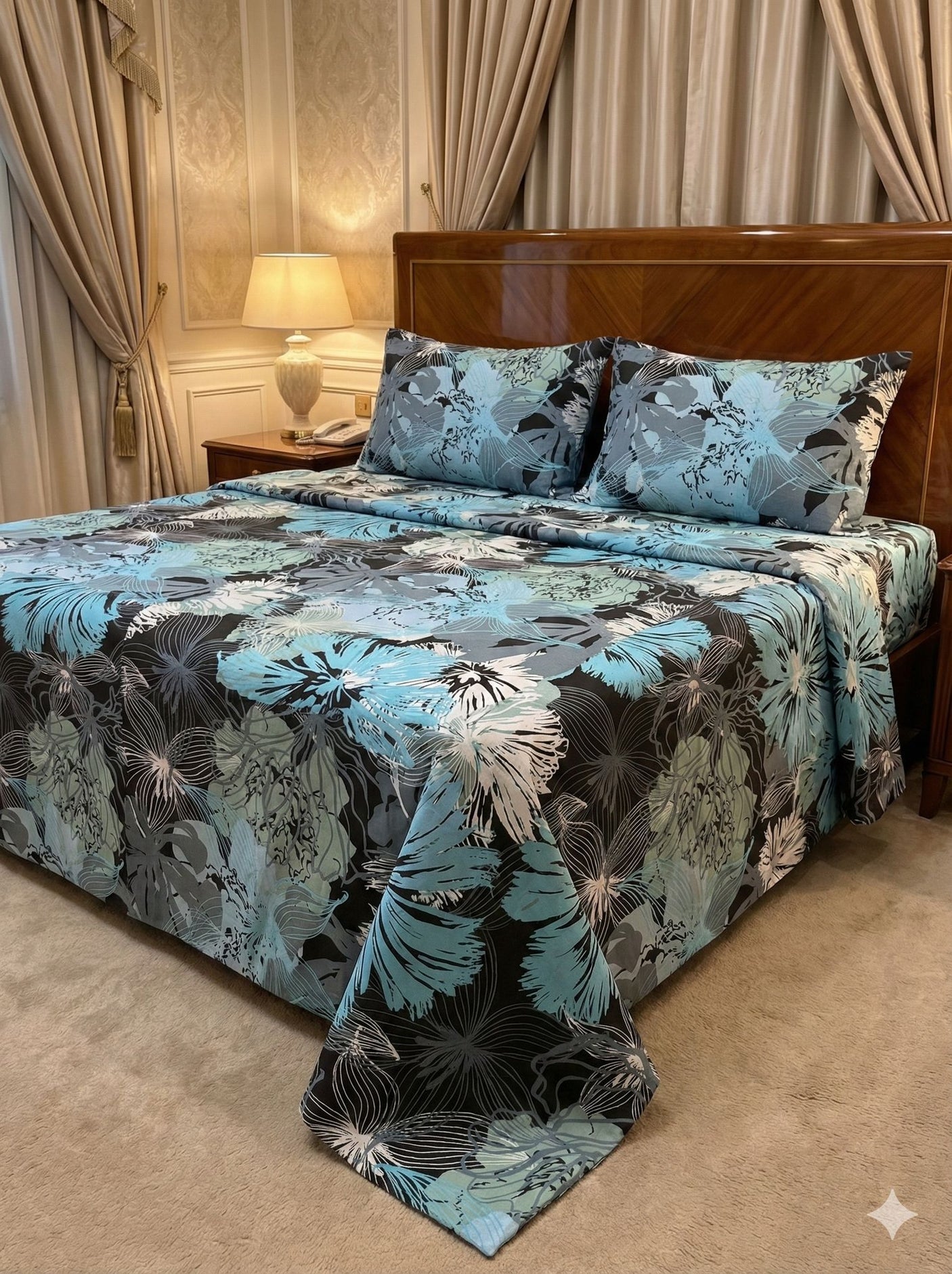 Pakistani King Size Bedsheet