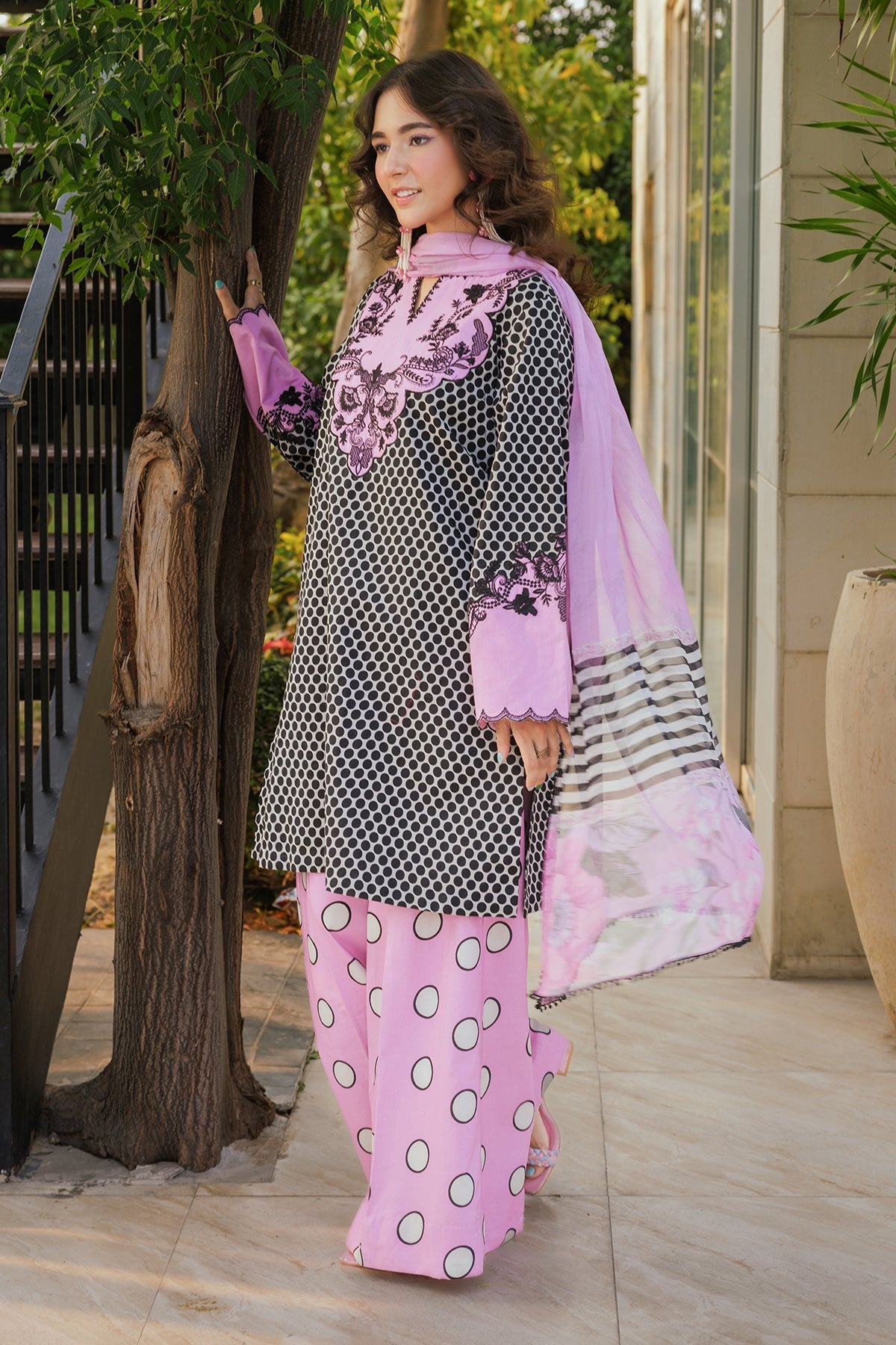 Charizma 3-PC Embroidered Lawn Suit