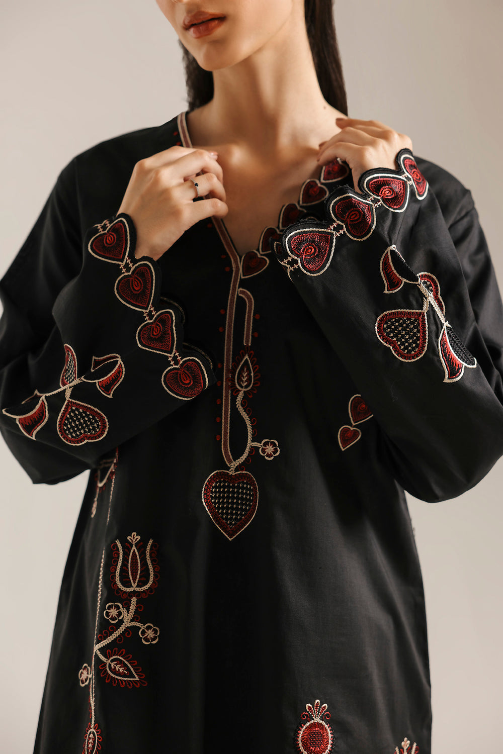 Ethnic Embroidered 2pc Suit
