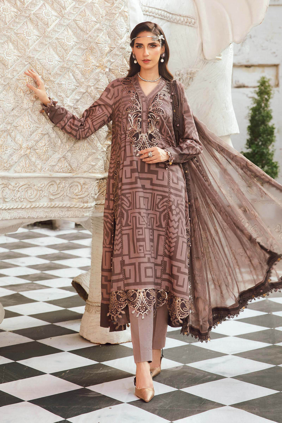 Maria B Mprints Embroidered Lawn Collection