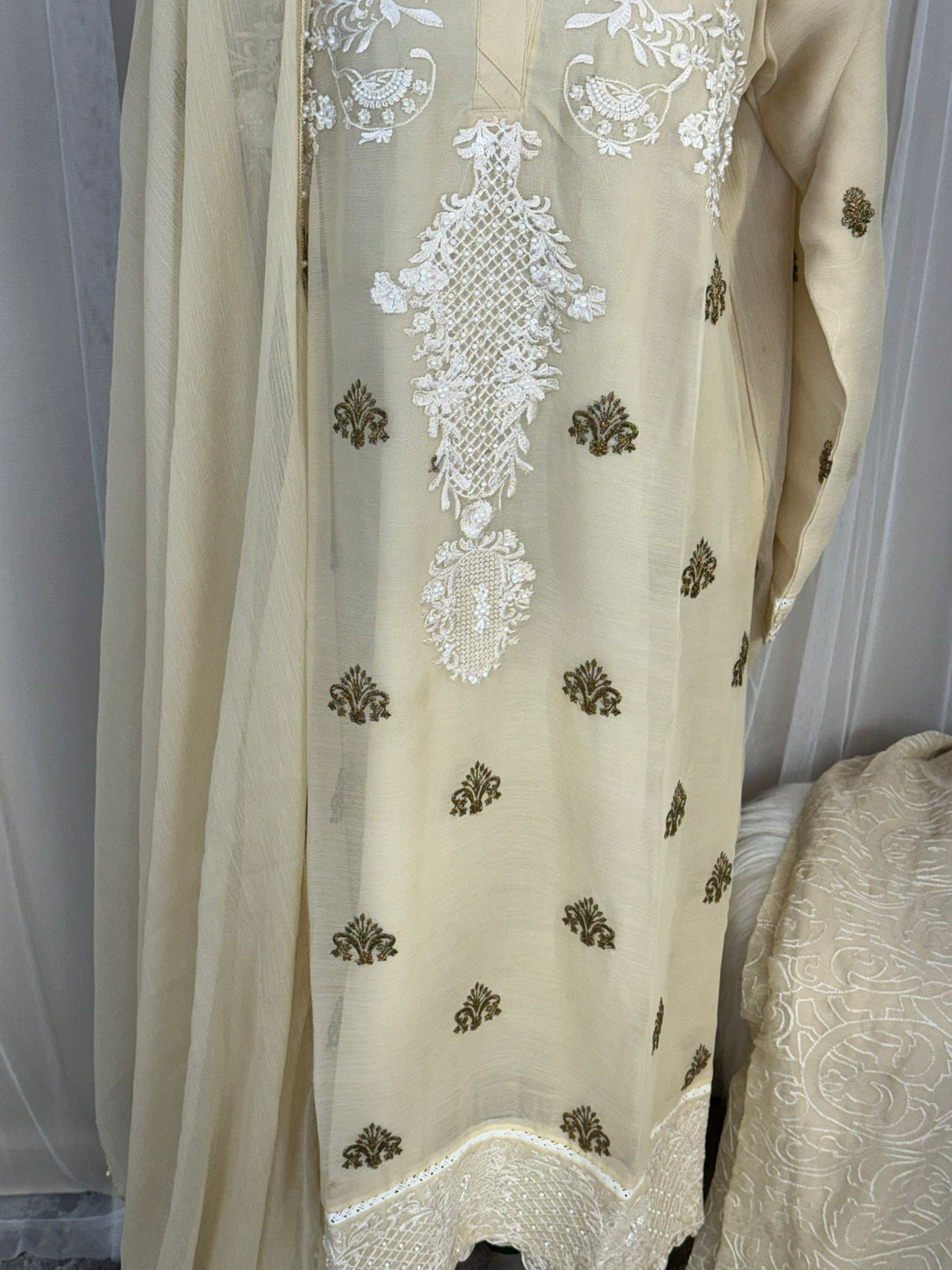 Luxury Embroidered Party wear Ready To Ship