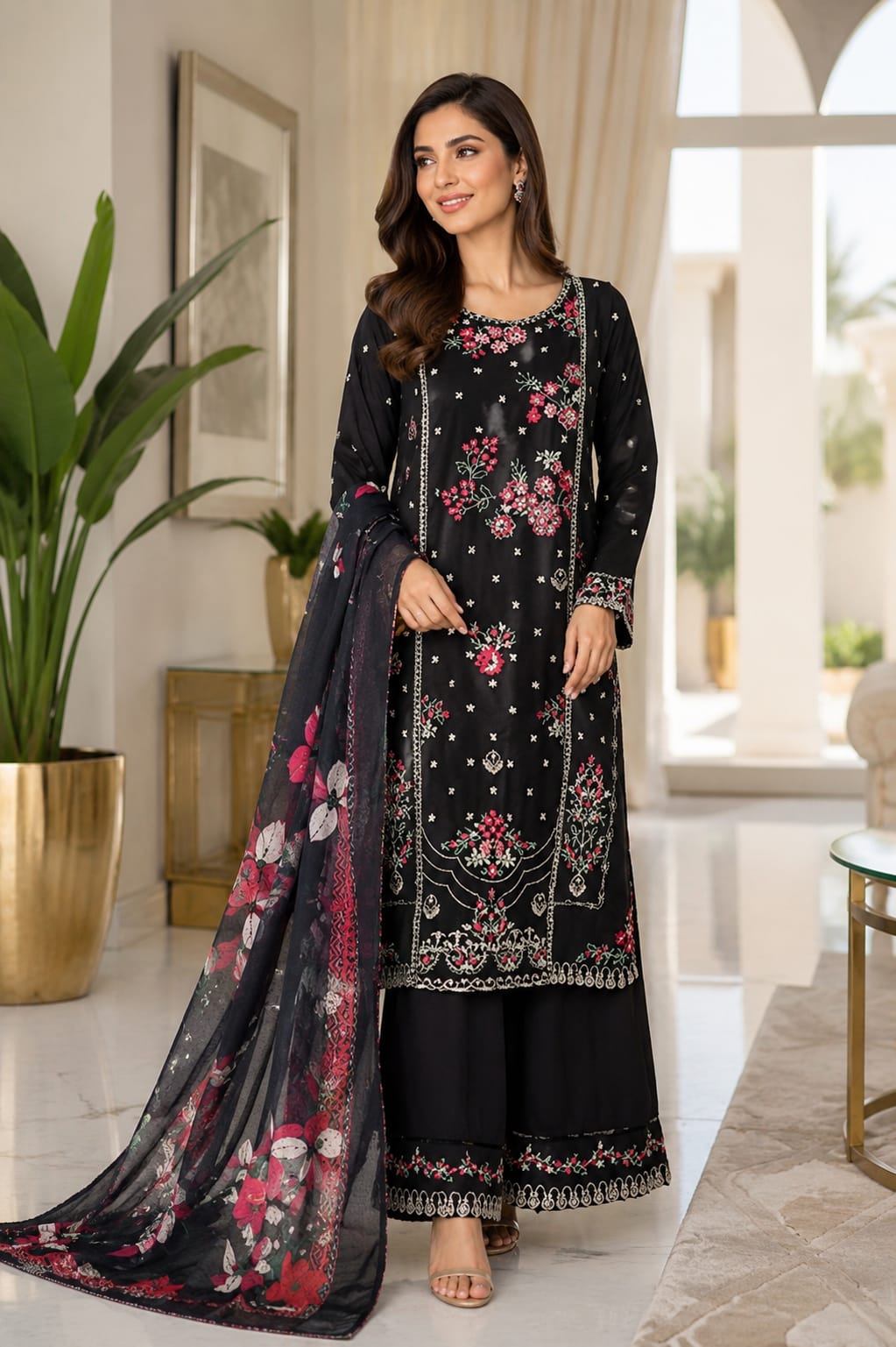 Bin Saeed Luxury Embroidered Lawn