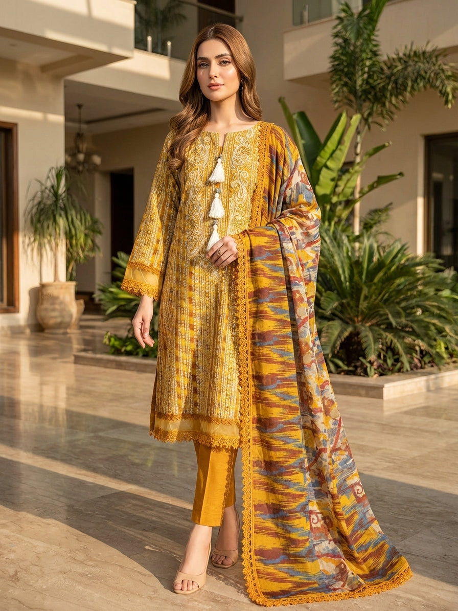 Tasbeeha Winter Embroidered Khaddar Vol-1