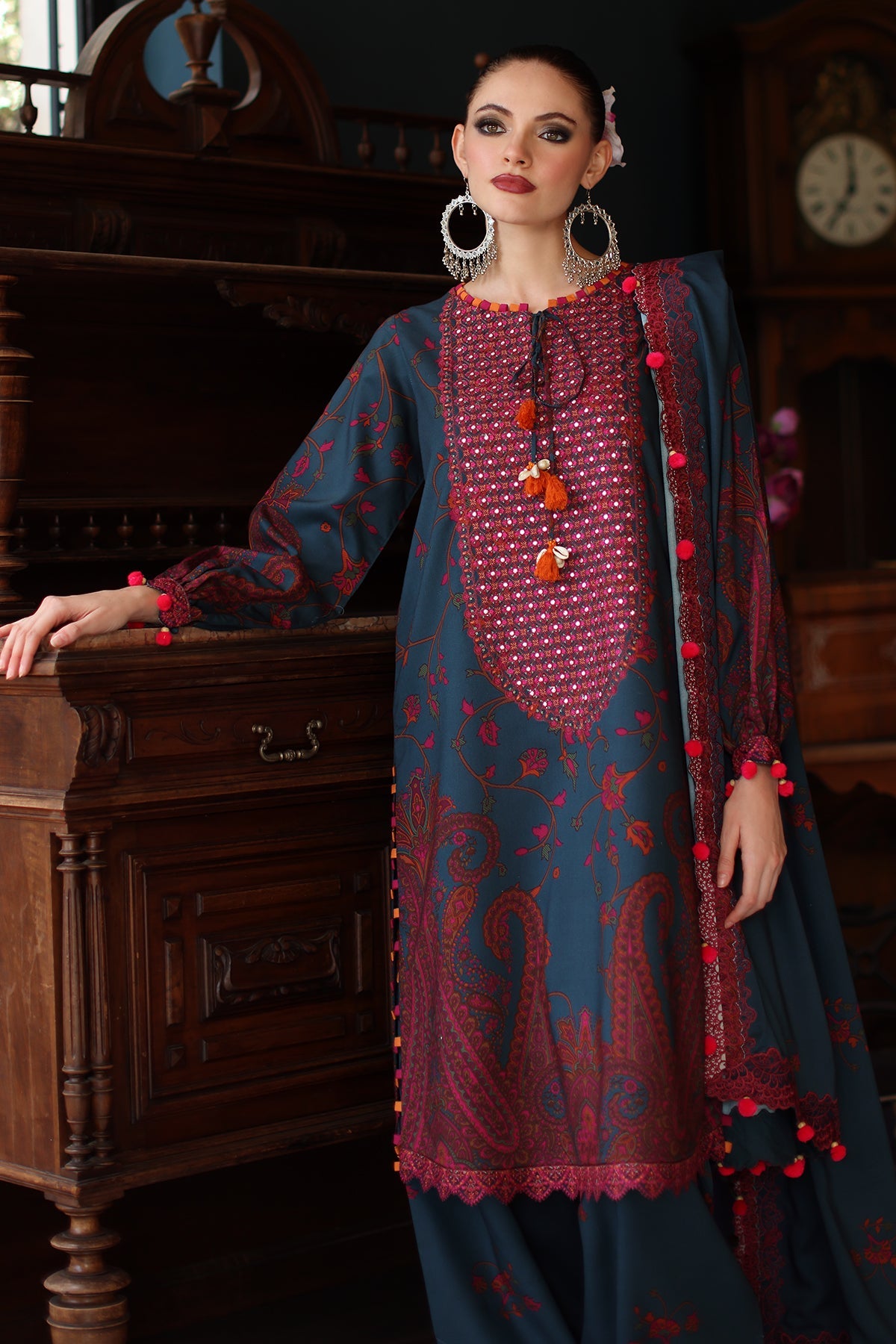 Aniiq By Charizma Embroidered Suit