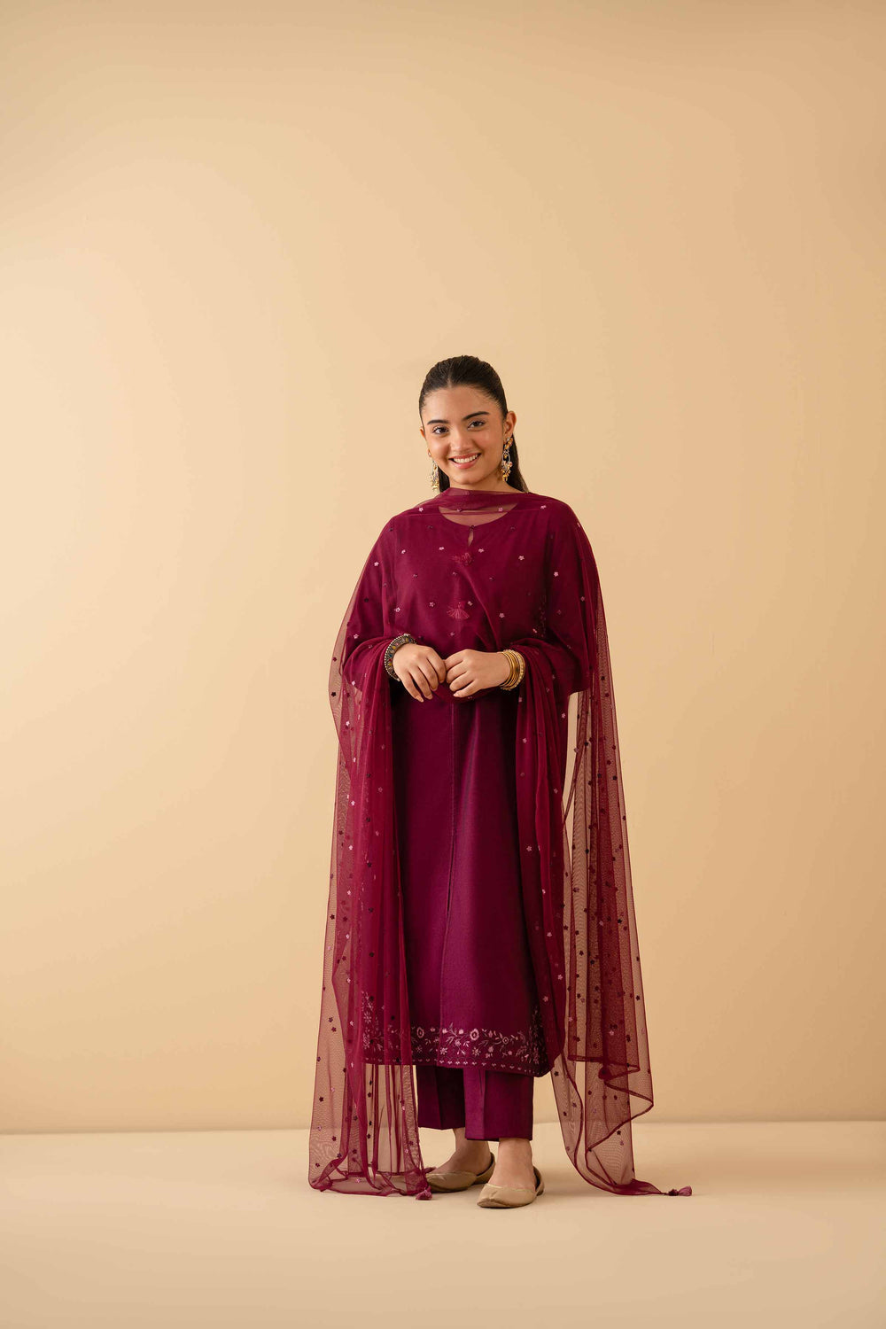 3 Piece Embroidered Suit by Nishat Linen