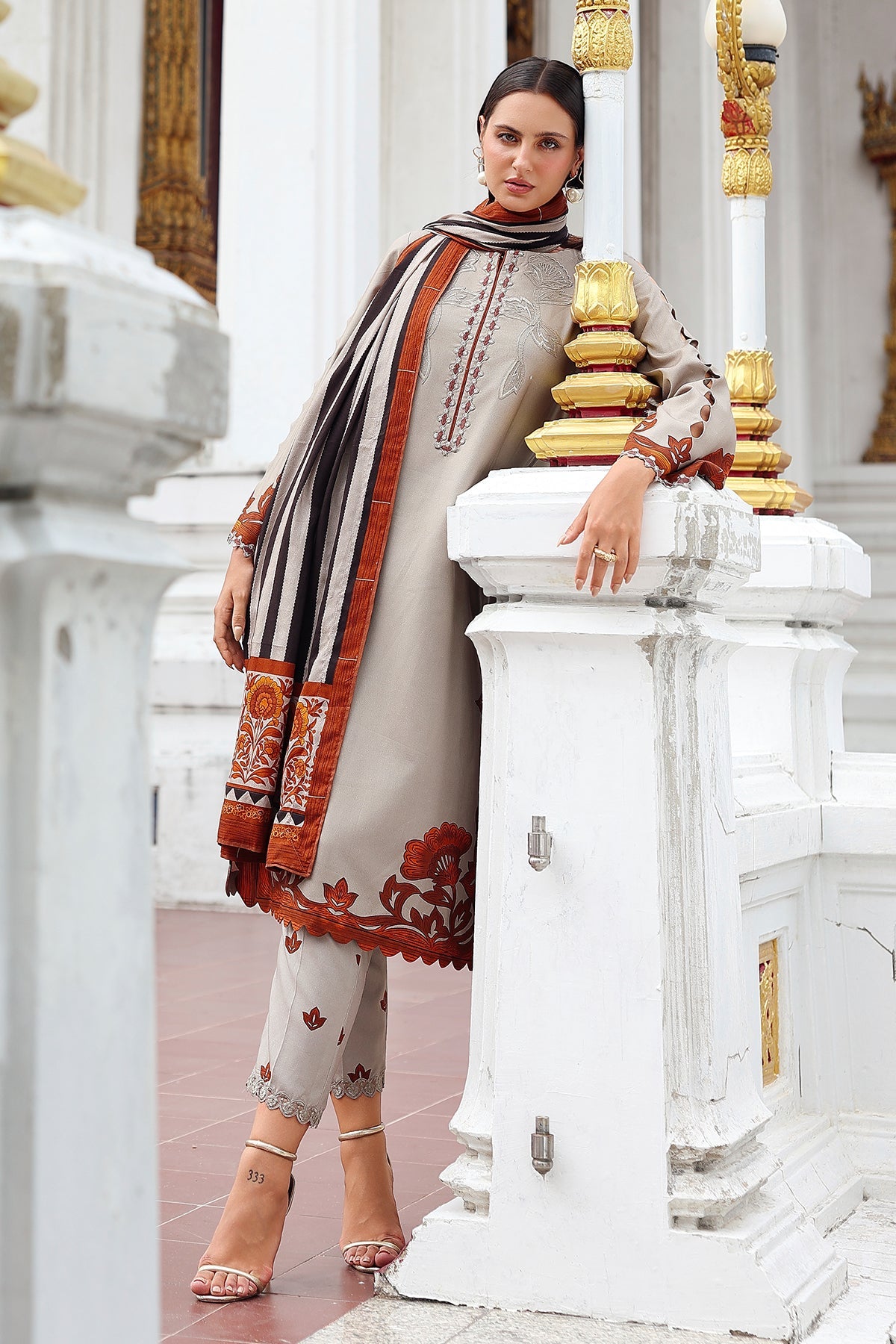 Aniiq By Charizma Embroidered Suit