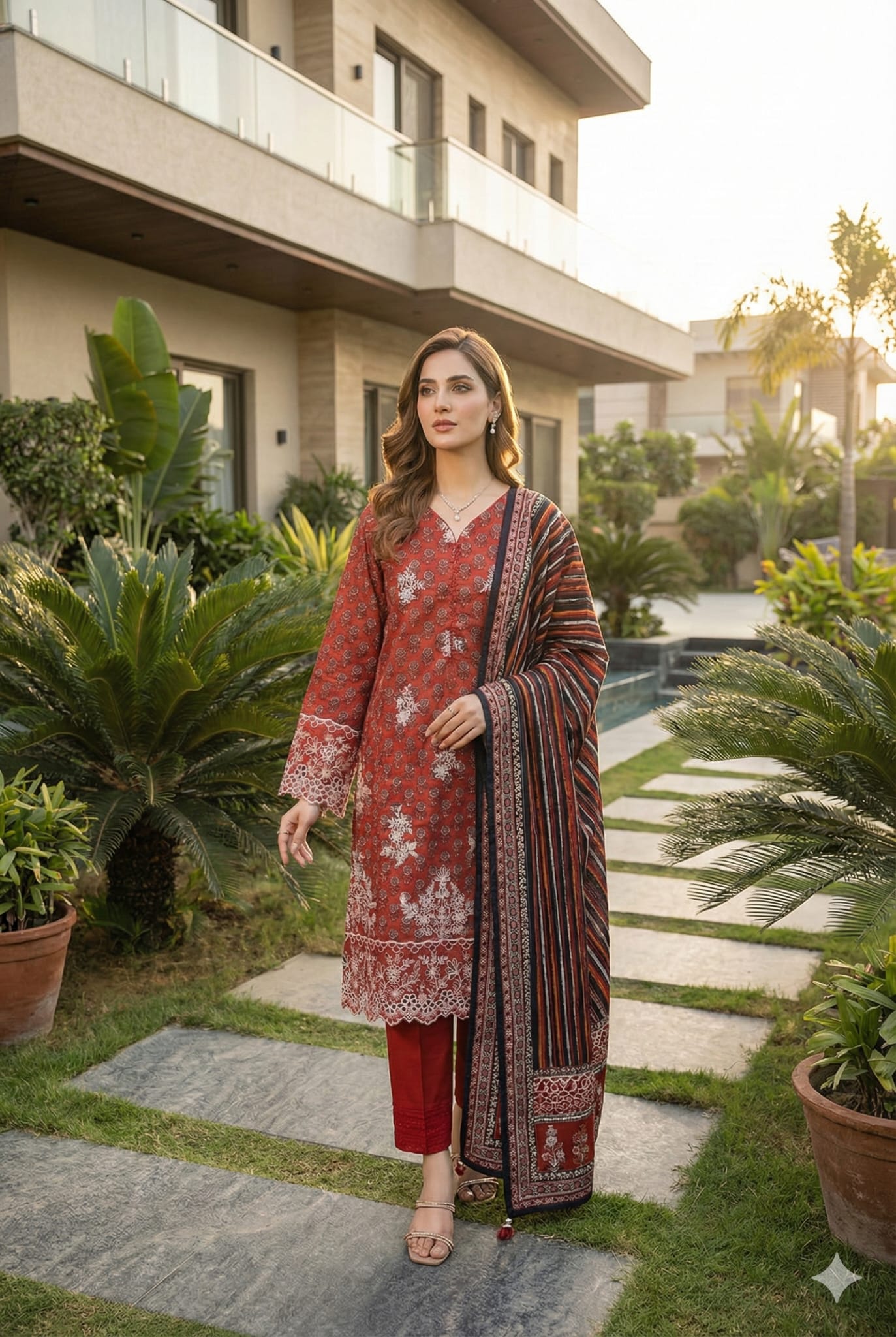 BIN SAEED EXCLUSIVE EMBROIDERED LAWN