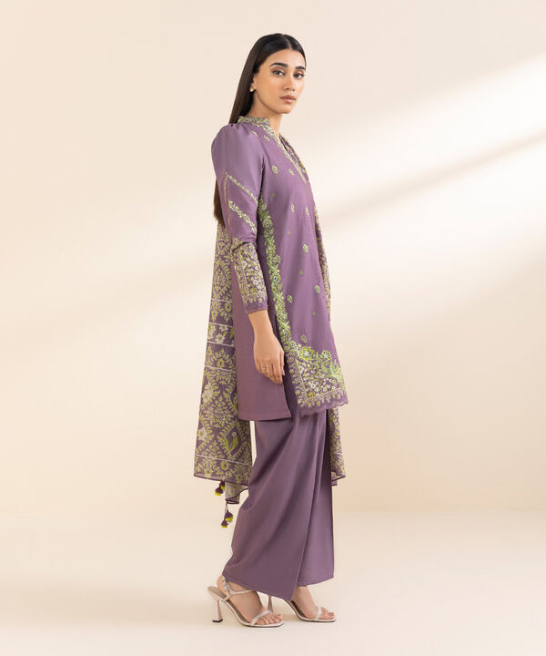 Sapphire Embroidered Lawn