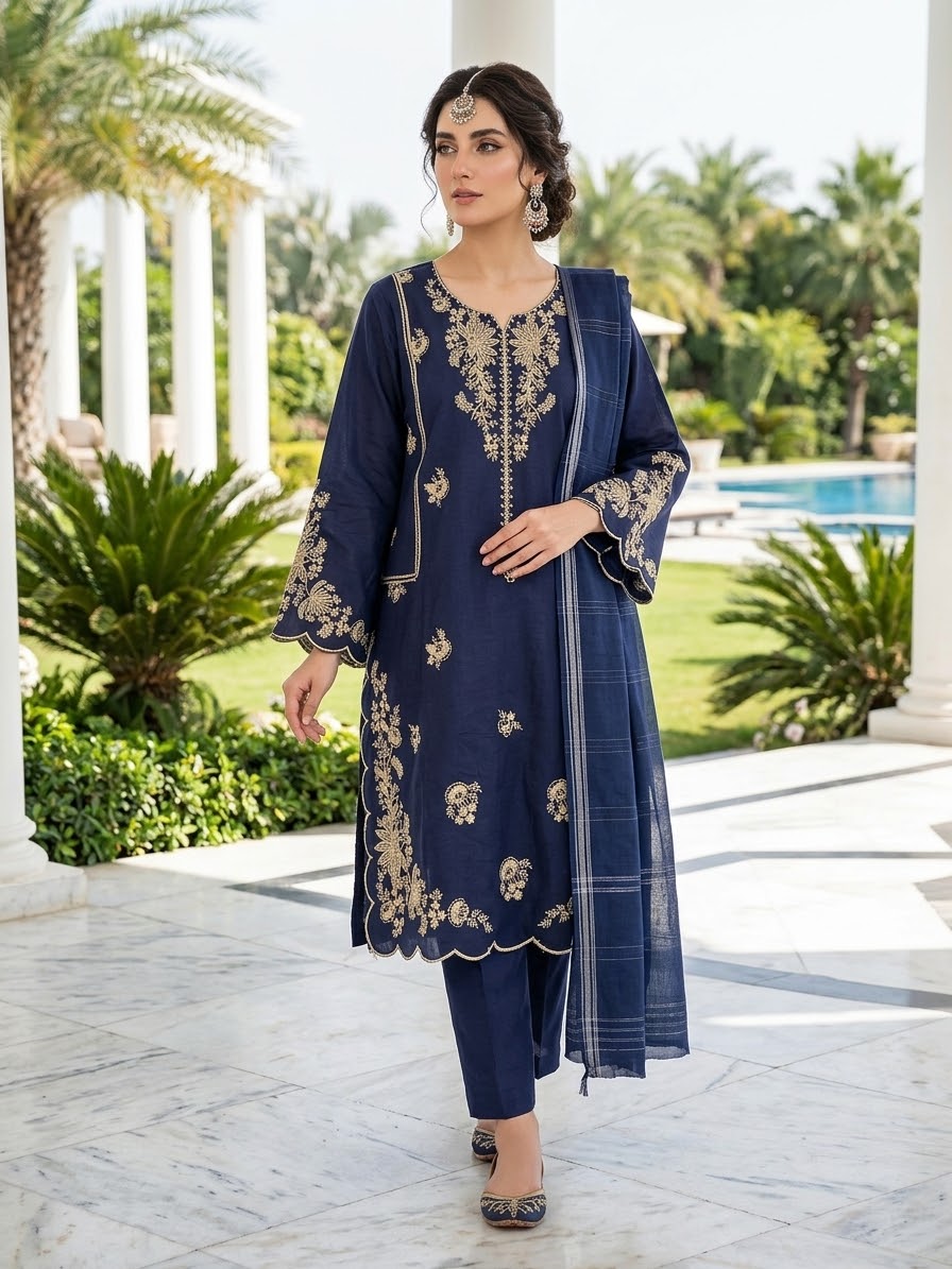 Luxury Embroidered Lawn Collection