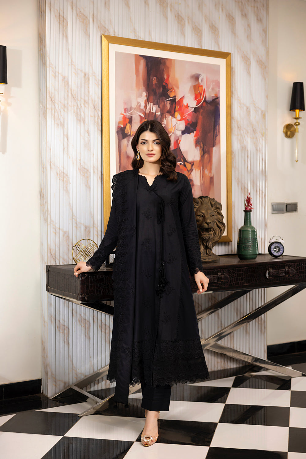 Lakhany 3pc Embroidered Suit