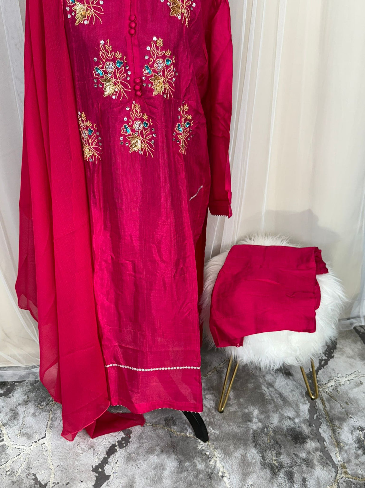 Luxury Embroidered Party wear Ready To Ship